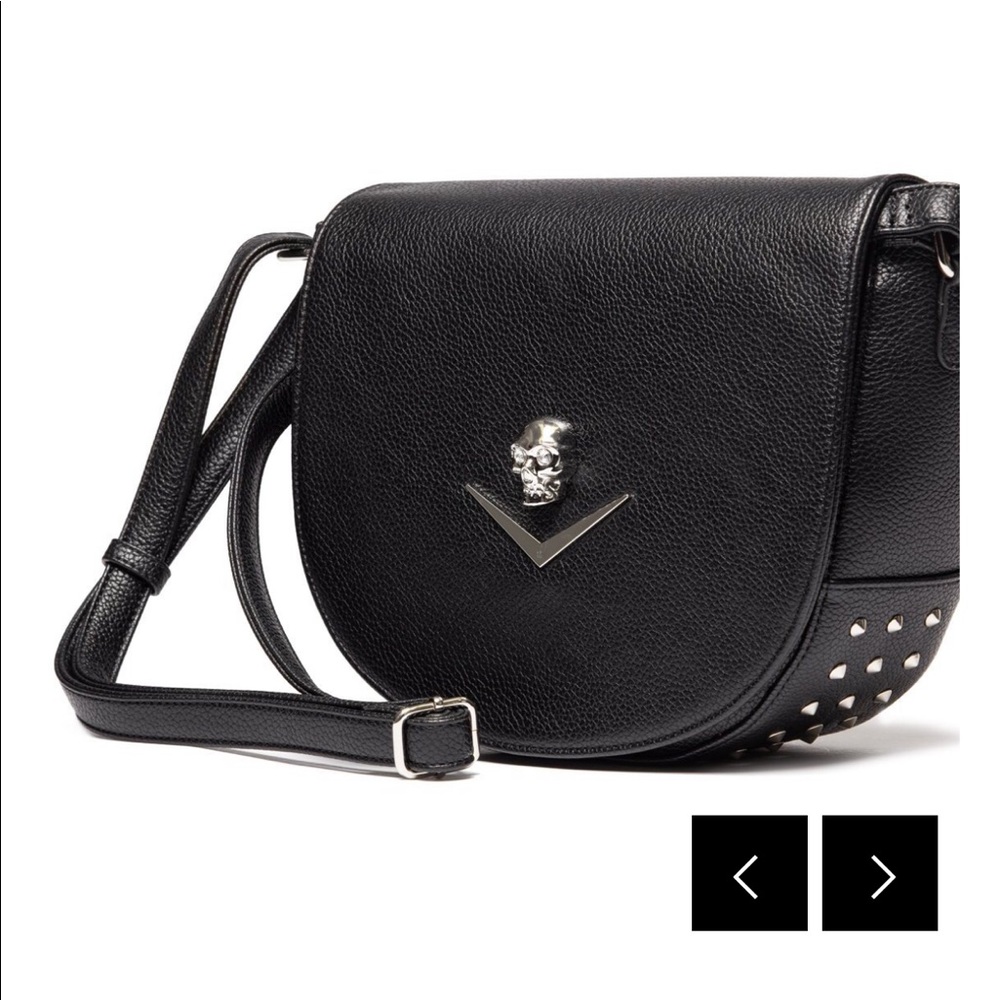 Lux De Ville Matte Black Wicked Saddle Bag